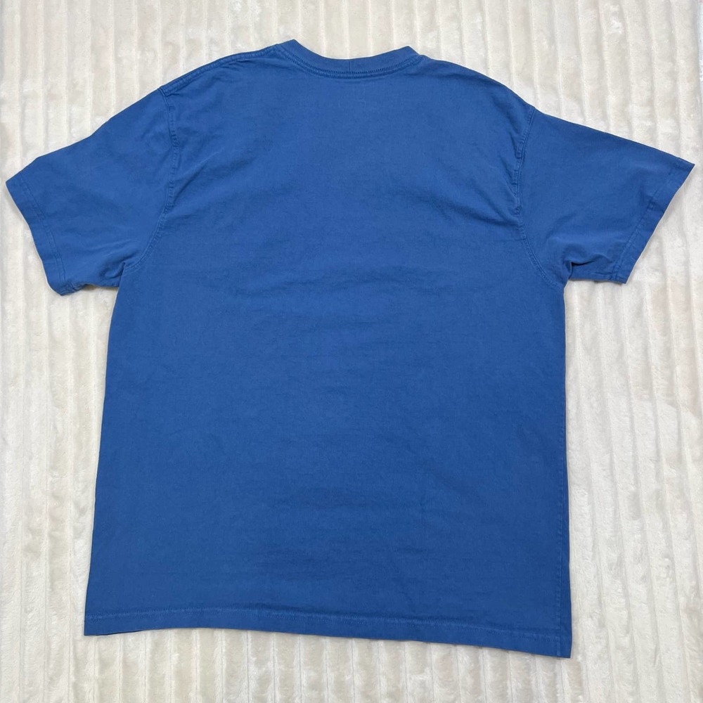 Carhartt Original Fit Large Blue Work T-Shirt Boxy Oversized - Picture 5 of 6